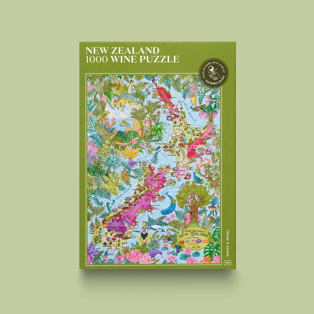 Water & Wines - Wine Puzzle - New Zealand