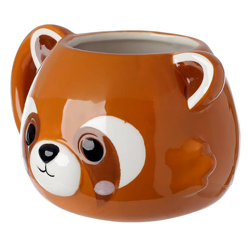 Puckator Ltd - Adoramals Red Panda Head Ceramic Shaped Mug