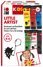 West Design Products UK - Marabu KiDS Little Artist 6 x 36 ml paint set