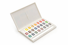 West Design Products UK - HIMI Watercolour Kit 24 Half-Pans + Waterbrush, Plastic Case
