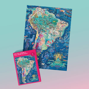 Water & Wines - Wine Puzzle - South America