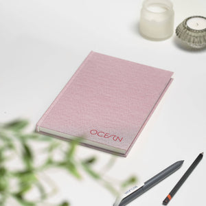 VENT for Change - Notebook A5 Recycled Ocean Waste - Coral Pink