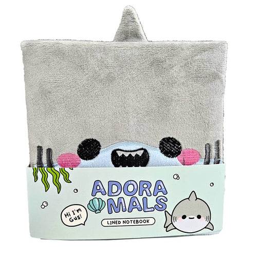 Puckator Ltd - Adoramals Shark Plush Fluffies Notebook