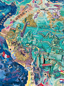 Water & Wines - Wine Puzzle - South America