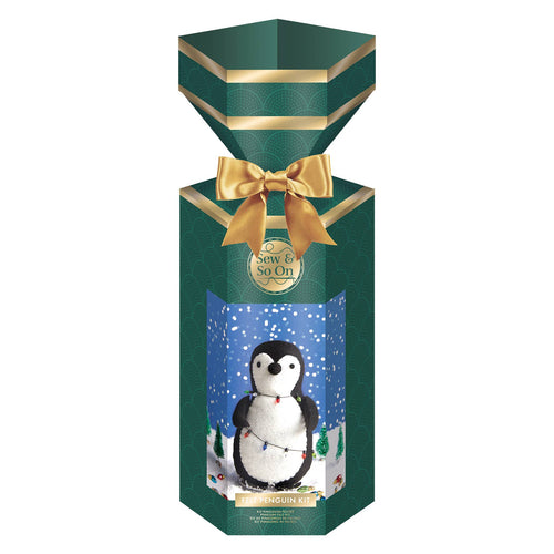 Sew & So On Felt Penguin With Lights Craft Kit