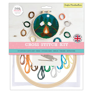 West Design Products - Simply Make Cross Stitch Kit - Bonfire Marshmallows