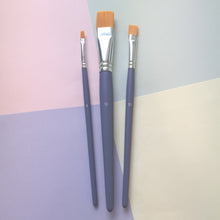 Flat Polyamide Brushes | Pack of 3