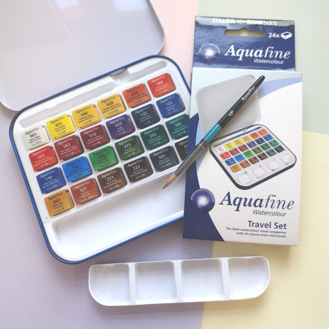 Aquafine Watercolour Palette | Travel Set