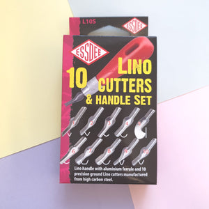 Lino Cutting Blades & Handle Set  | 10 Pack