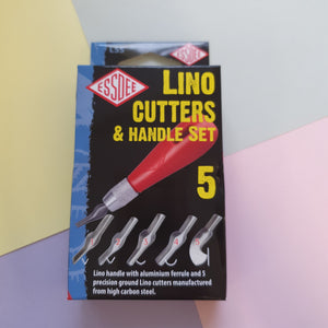 Lino Cutting Blades & Handle Set  | 5 Pack