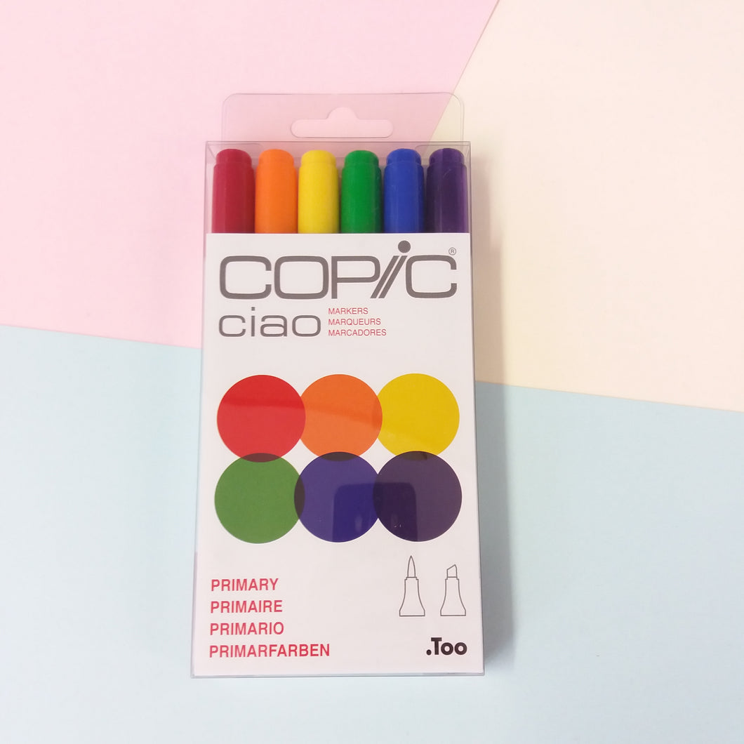 Primary | Copic Ciao 6 Pack