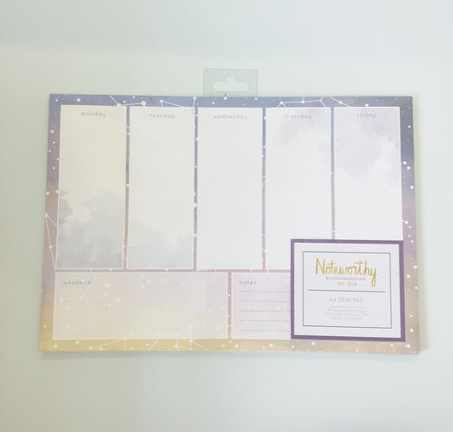 Noteworthy | Constellations A4 Desk Pad