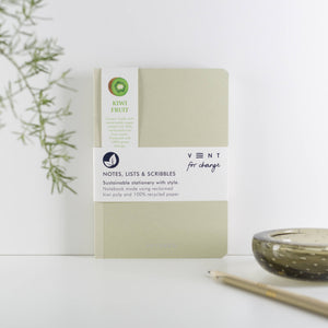 Recycled SUCSEED A5 Notebook – Kiwi