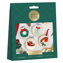 Sew & So On Embroidery Hoop Decorations  - Merry and Bright