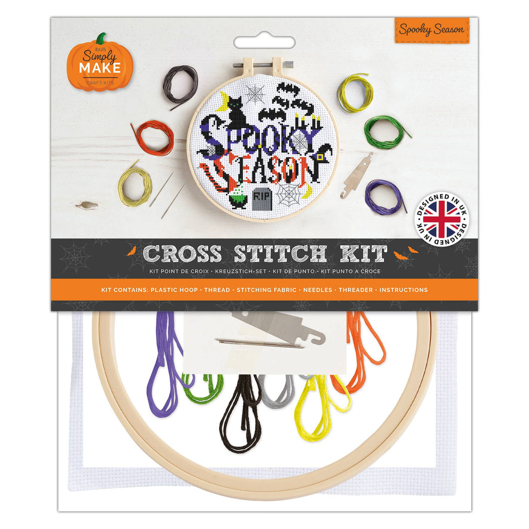 West Design Products - Simply Make Cross Stitch Kit - Spooky Season