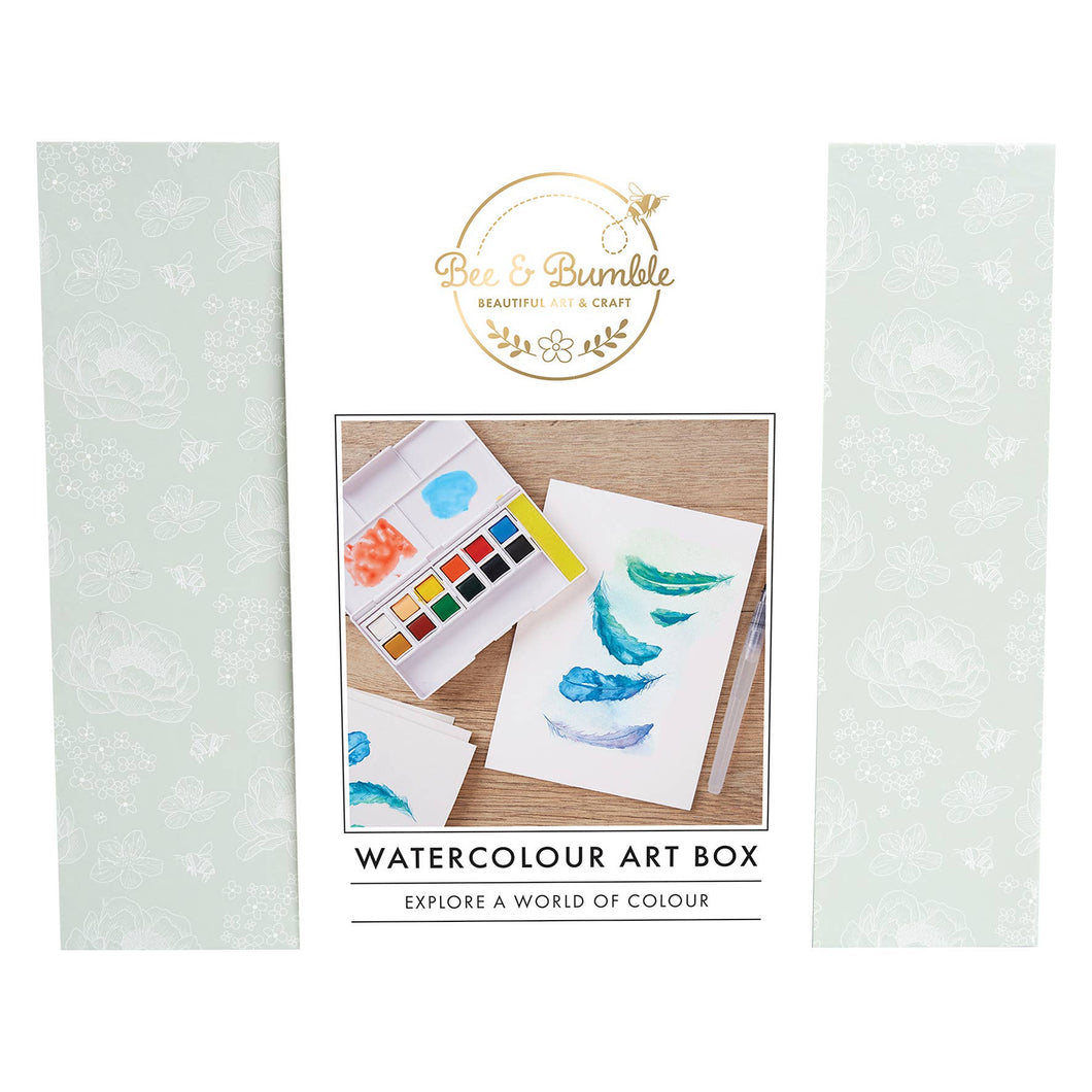 Bee & Bumble Watercolour Art Box Craft Kit
