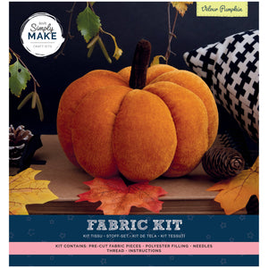 West Design Products - Simply Make - Make Your Own Velour Pumpkin - Halloween Craft