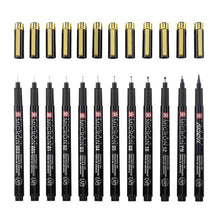 Limited Edition 12 Set Black & Gold  | Micron Fineliners