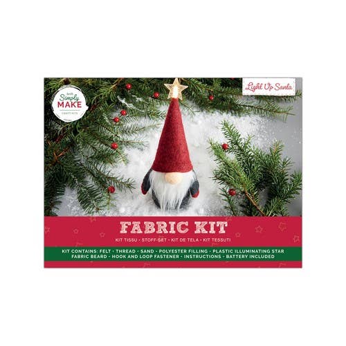 Fabric Kit - Light Up Santa
