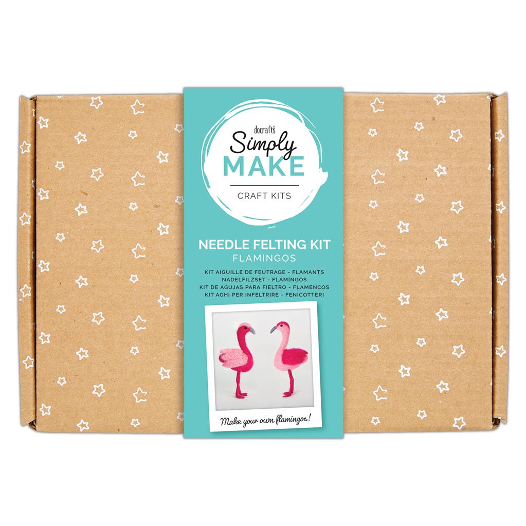 Flamingos | Needle Felting Kit