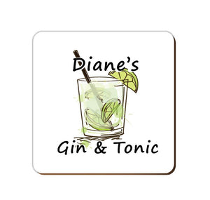 ______'s Gin & Tonic | Personalised Drinks Coaster