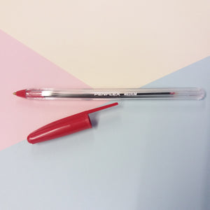 Red Penflex Ballpoint Pen