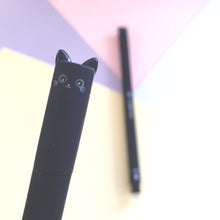 Black Kitty | Erasable Gel Pen | Black Ink
