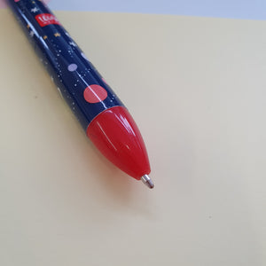 Space Escape |  Click Clack 2 Colour Pen | Red & Blue ink