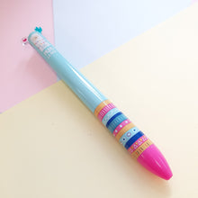 No Prob-llama |  Click Clack 2 Colour Pen | Pink & Light Blue ink