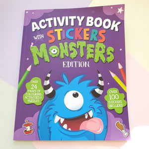 Monsters Stickers, Puzzles & Activities Book