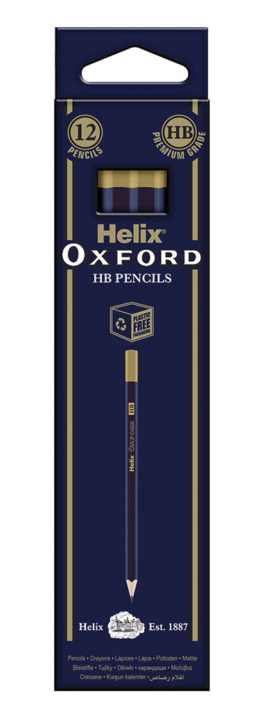 Helix Oxford HB Pencils x12