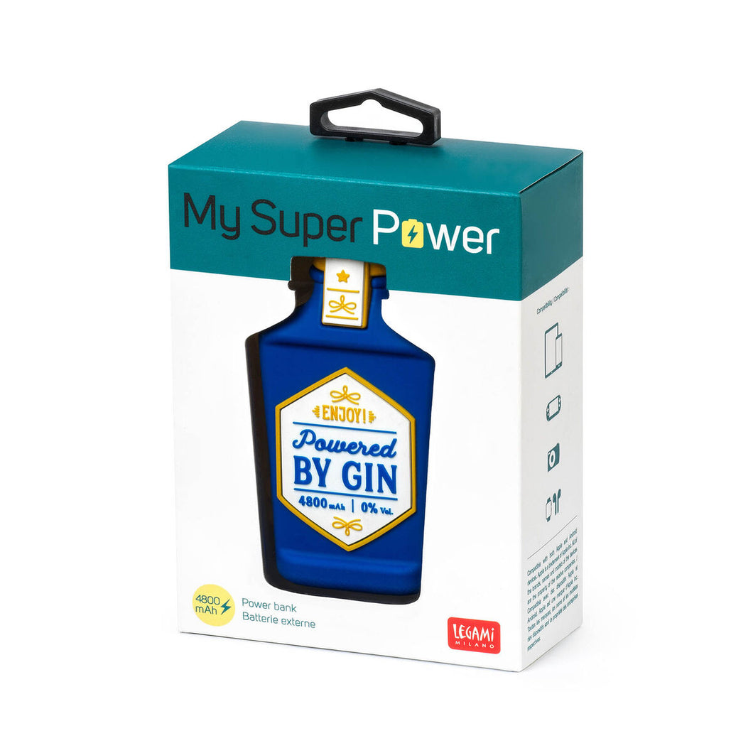 Powered By Gin 4800mAh Portable Charger Power Pack