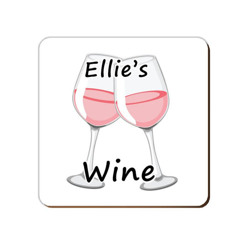 ______'s Rose Wine | Personalised Drinks Coaster