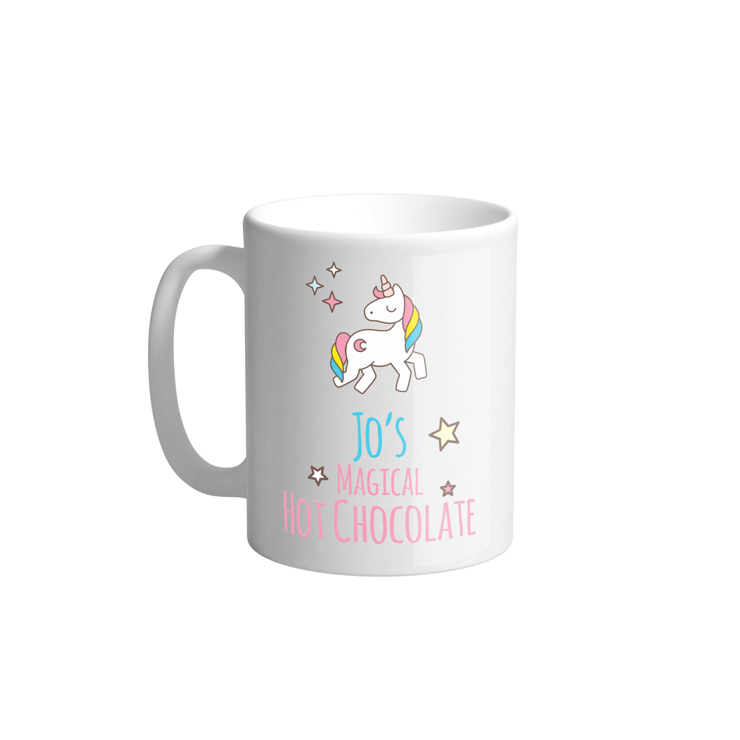 Magical Unicorn Hot Chocolate Personalised Mug