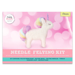 West Design Products - Simply Make Needle Felting Kit - Unicorn