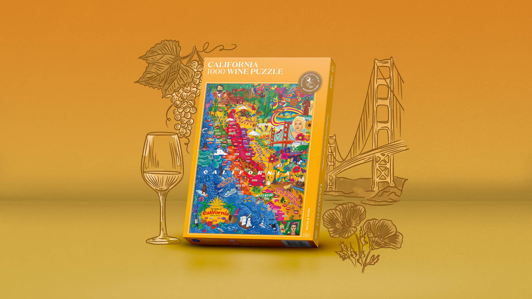 Water & Wines - Wine Puzzle - California