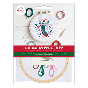 Simply Make Cross Stitch Kit - Stocking