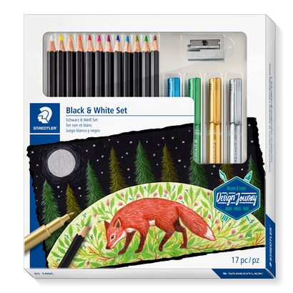 B&W Colour Pencil & Pen Set | Staedtler