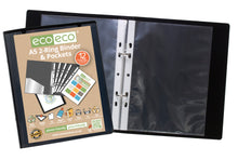A5 Ring Binder with 12 Pockets  | Recycled | Eco Eco