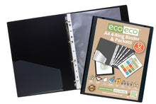 A4 Ring Binder with 12 Pockets  | Recycled | Eco Eco