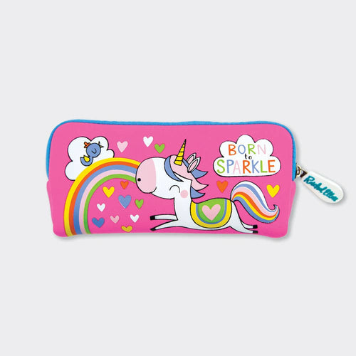 Rachel Ellen Designs - Unicorn Pencil Case - Neoprene - Born To Sparkle