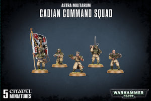 Astra Militarum Cadian Command Squad | WarhammerⓇ 40,000™