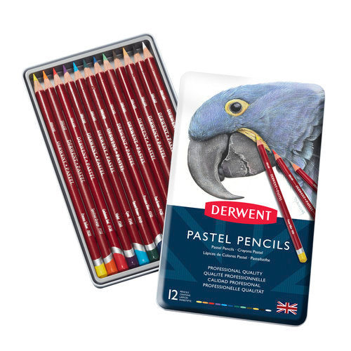 Derwent Pastel Pencils Tin of 12