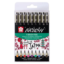 Brush Pen Set of 9 | Pigma Micron