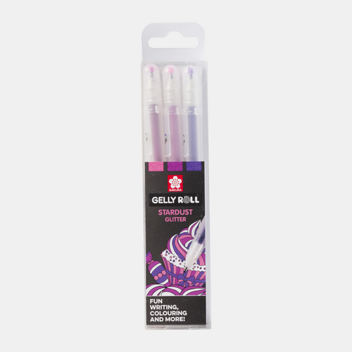 Gellyroll Stardust Gel Pens | 3 Pack | Pinks