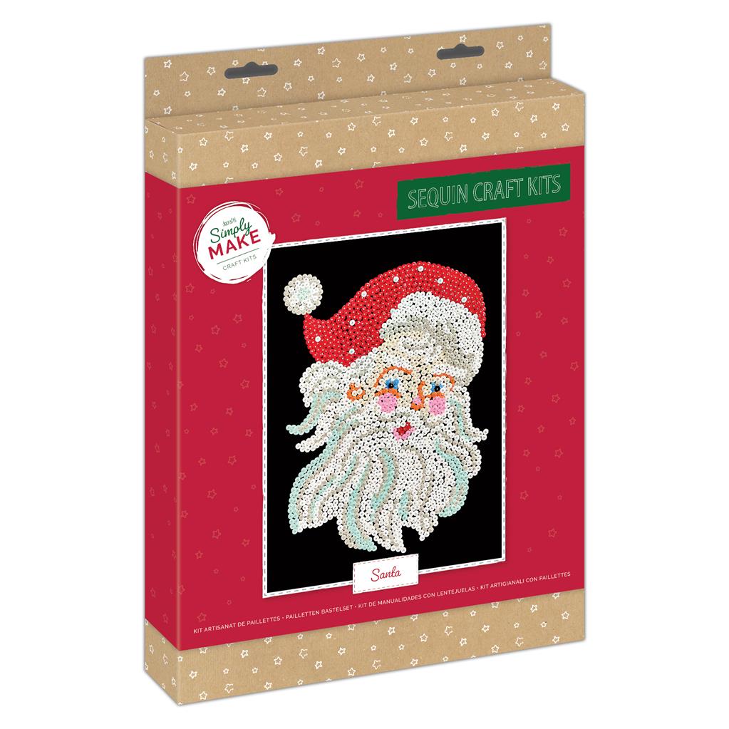 Santa | Sequin Art Kit