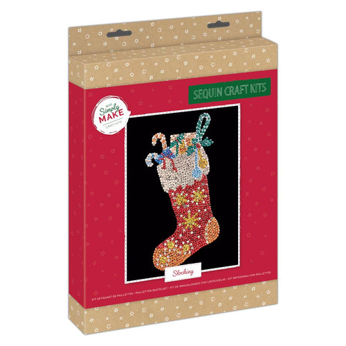 Stocking | Sequin Art Kit